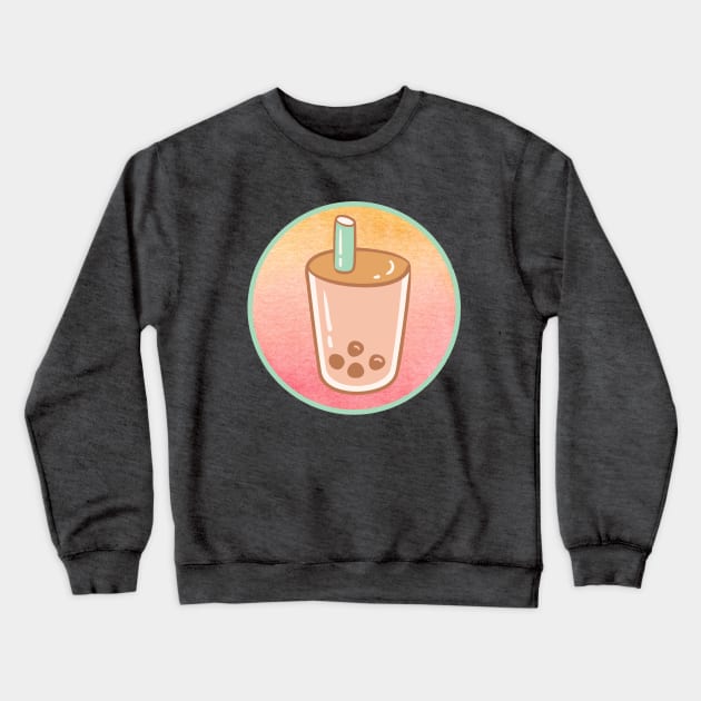 Boba Bubble Milk Tea Crewneck Sweatshirt by ami-ami